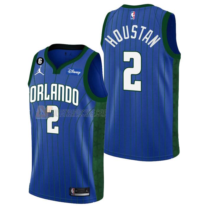 maillot caleb houstan orlando magic de 2 homme vert statement edition 2023