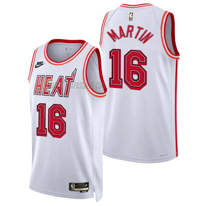 maillot caleb martin miami heat de 16 homme blanc classic edition 2023