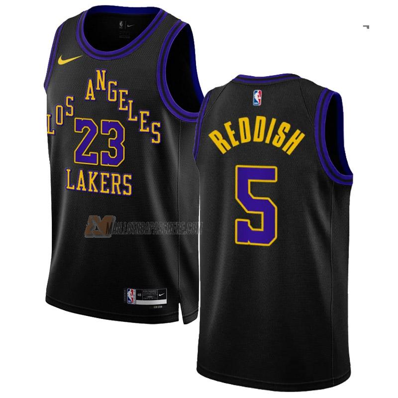 maillot cam reddish los angeles lakers de 5 homme noir city edition 2023-24