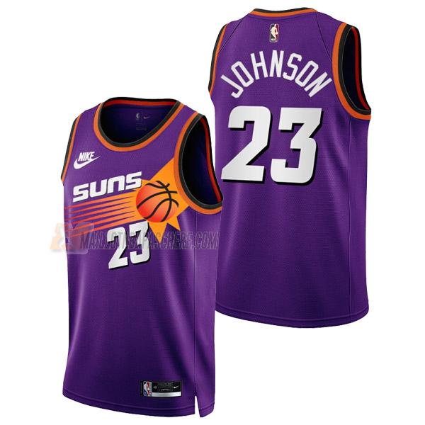 maillot cameron johnson phoenix suns de 23 homme mauve classic edition 2023