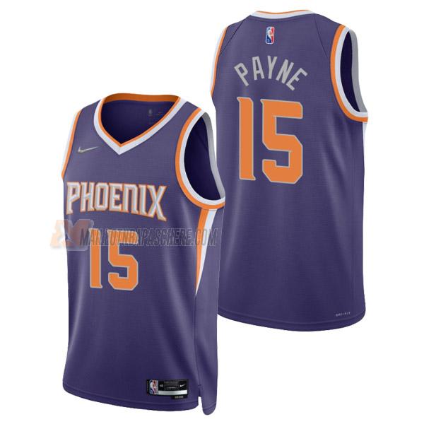 maillot cameron payne phoenix suns de 15 homme mauve icon edition 2022