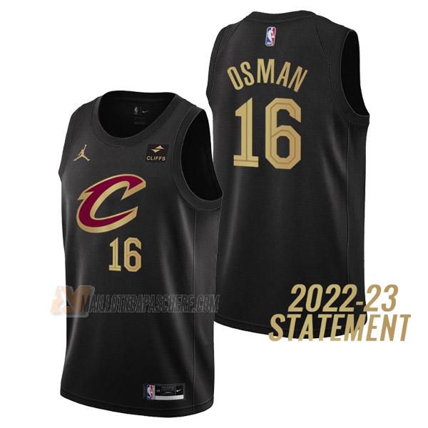 maillot cedi osman cleveland cavaliers de 16 homme noir statement edition 2023