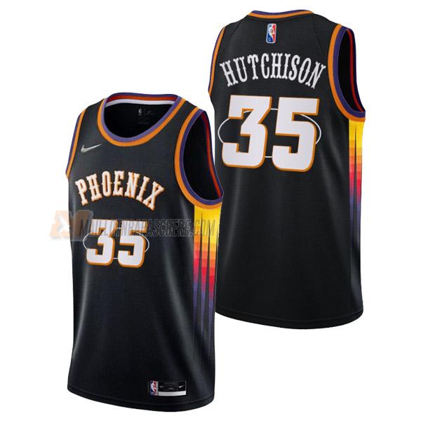 maillot chandler hutchison phoenix suns de 35 homme noir mixtape edition 2022