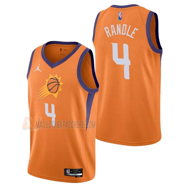 maillot chasson randle phoenix suns de 4 homme orange statement edition 2022