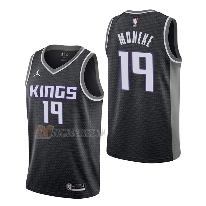 maillot chima moneke sacramento kings de 19 homme noir statement edition 2023