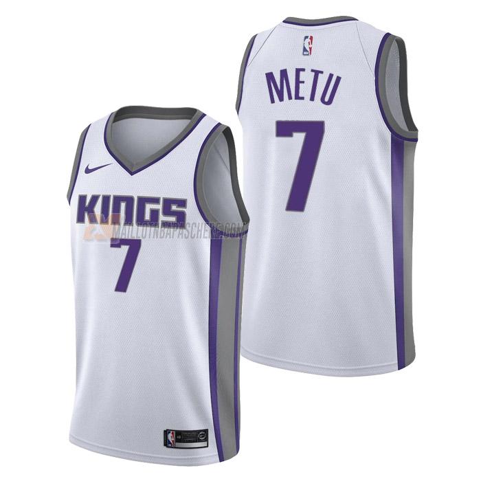 maillot chimezie metu sacramento kings de 7 homme blanc association edition 2023