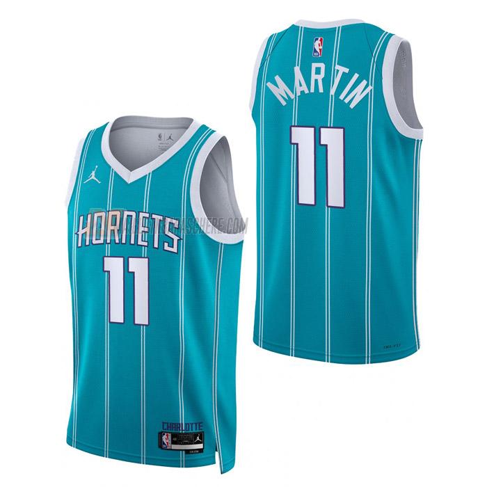 maillot cody martin charlotte hornets de 11 homme sarcelle icon edition 2023