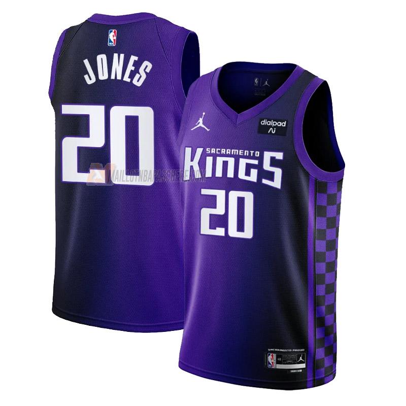 maillot colby jones sacramento kings de 20 homme violet statement edition 2023-24