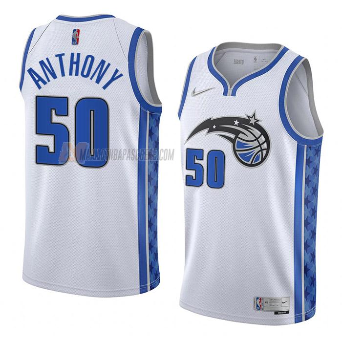 maillot cole anthony orlando magic de 50 homme blanc earned edition 2023