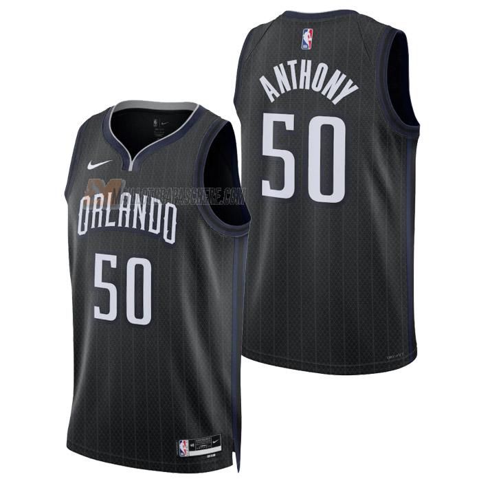 maillot cole anthony orlando magic de 50 homme noir city edition 2023