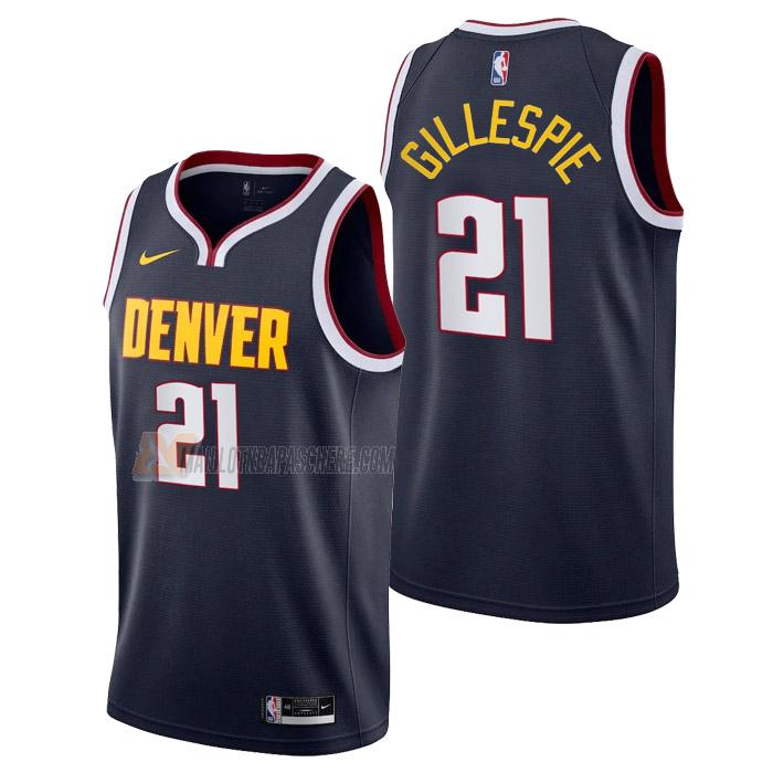 maillot collin gillespie denver nuggets de 21 homme bleu marine icon edition 2023