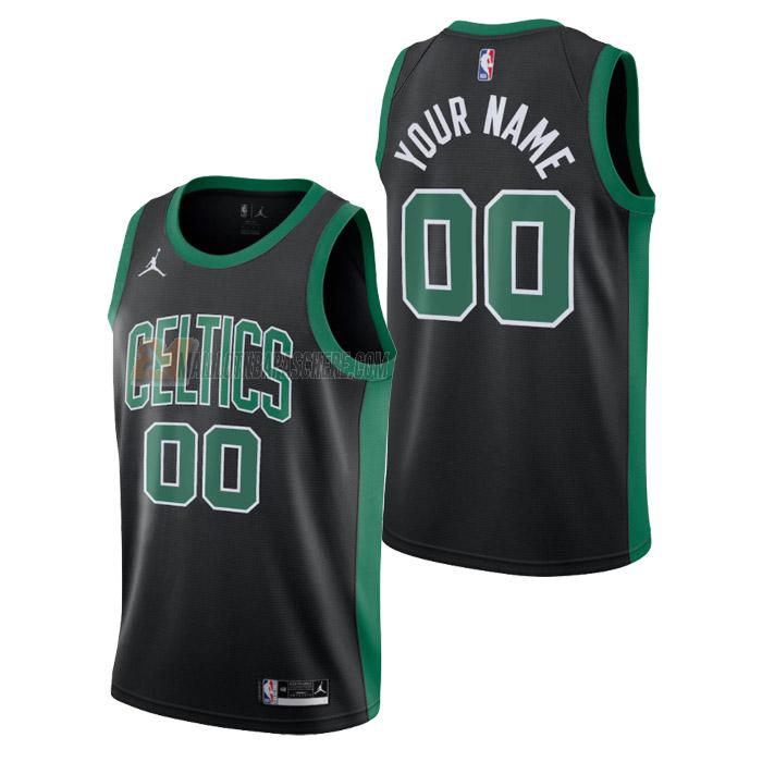 maillot custom boston celtics de homme noir statement edition 2023