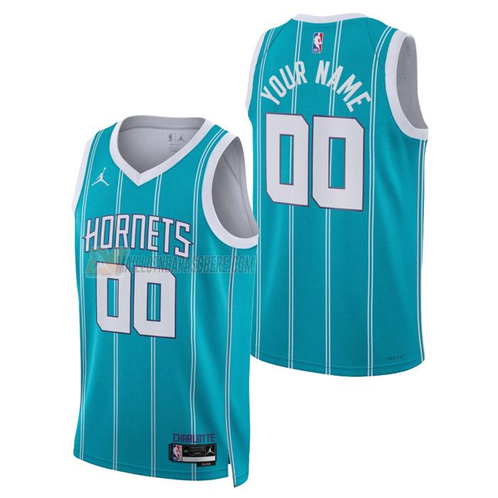 maillot custom charlotte hornets de homme vert icon edition 2023