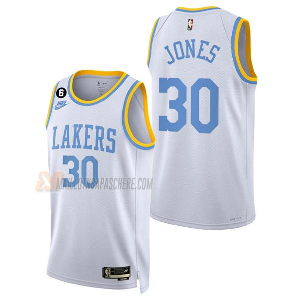 maillot damian jones los angeles lakers de 30 homme blanc classic edition 2023