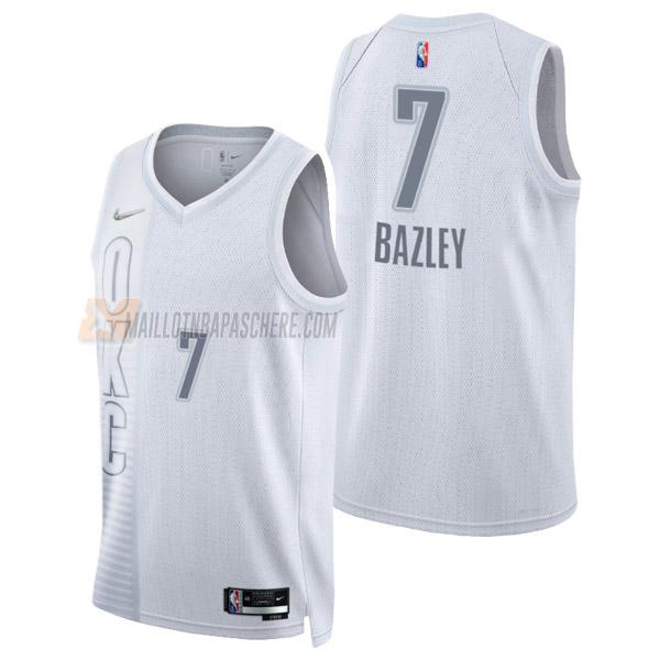 maillot darius bazley oklahoma city thunder de 7 homme blanc city edition 2022