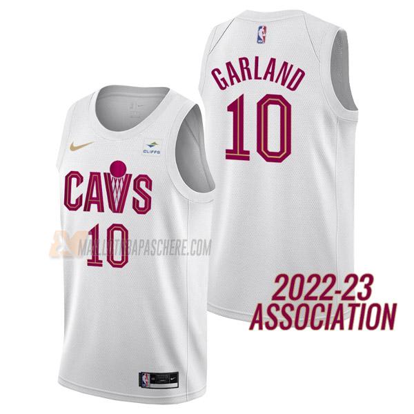 maillot darius garland cleveland cavaliers de 10 homme blanc association edition 2023