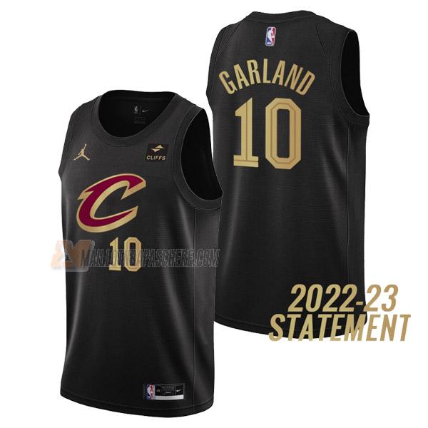 maillot darius garland cleveland cavaliers de 10 homme noir statement edition 2023