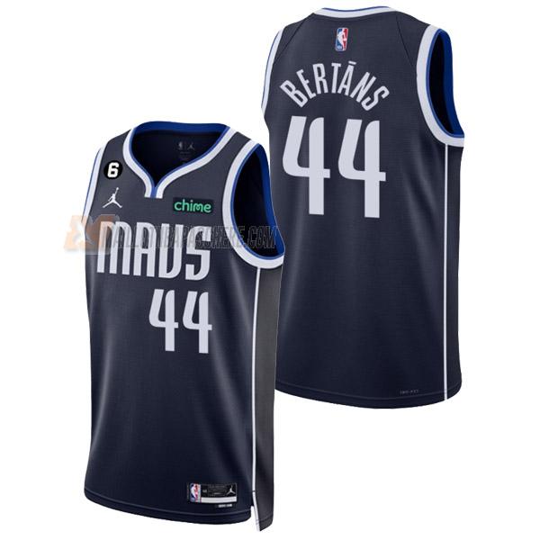 maillot davis bertans dallas mavericks de 44 homme bleu marine statement edition 2023