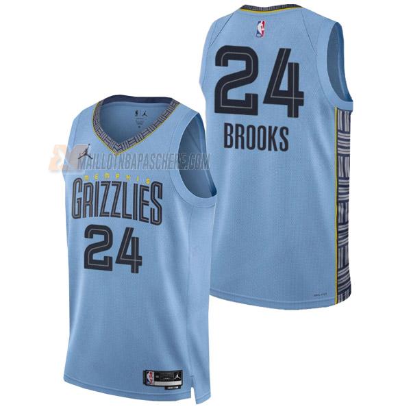 maillot dillon brooks memphis grizzlies de 24 homme bleu statement edition 2023