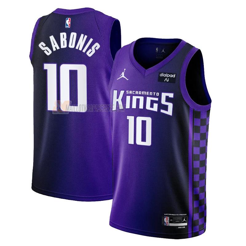 maillot domantas sabonis sacramento kings de 10 homme violet statement edition 2023-24