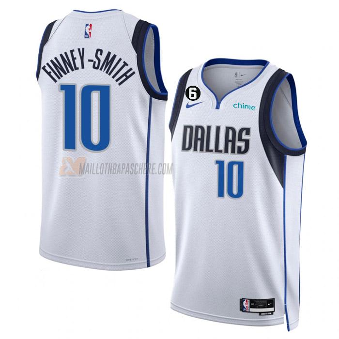 maillot dorian finney-smith dallas mavericks de 10 homme blanc association edition 2023