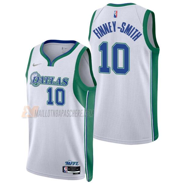 maillot dorian finney-smith dallas mavericks de 10 homme blanc city edition 2022