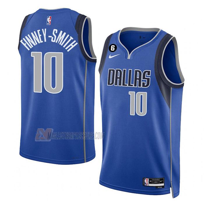 maillot dorian finney-smith dallas mavericks de 10 homme bleu icon edition 2023