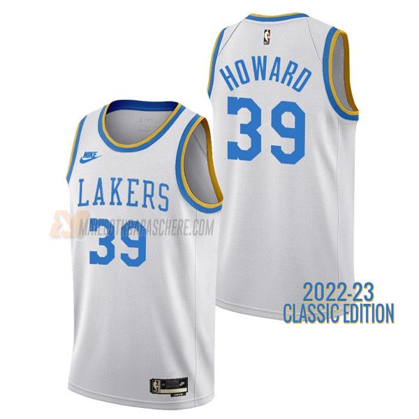 maillot dwight howard los angeles lakers de 39 homme blanc classic edition 2023