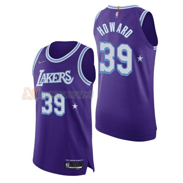 maillot dwight howard los angeles lakers de 39 homme mauve city edition 2022