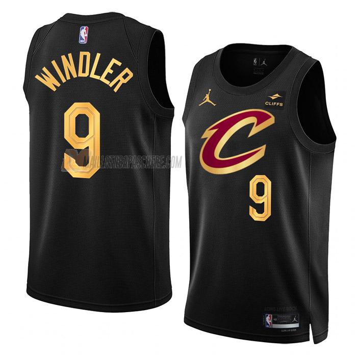 maillot dylan windler cleveland cavaliers de 9 homme noir statement edition 2023