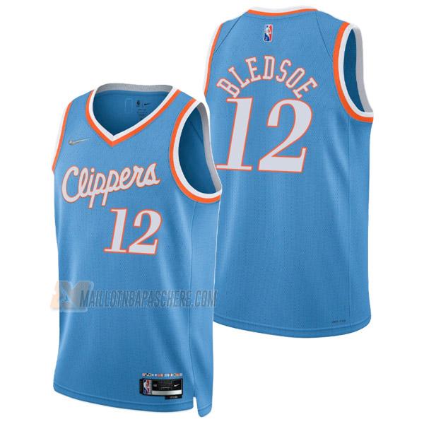 maillot eric bledsoe los angeles clippers de 12 homme bleu city edition 2022