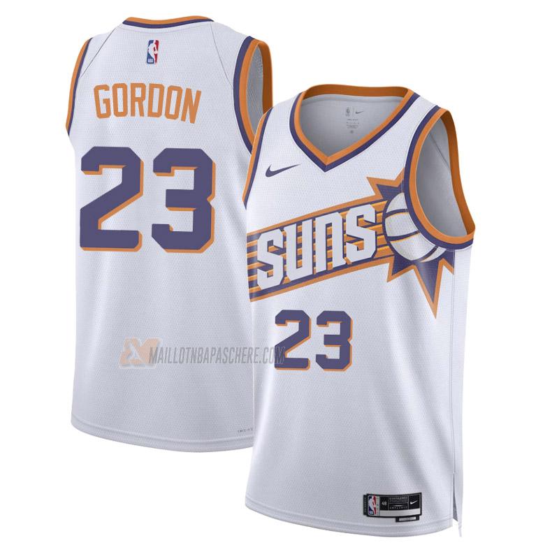 maillot eric gordon phoenix suns de 23 homme blanc association edition 2023-24