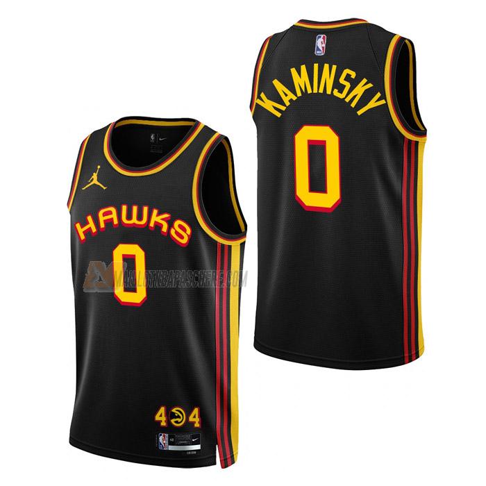 maillot frank kaminsky atlanta hawks de 0 homme noir statement edition 2023