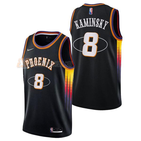 maillot frank kaminsky phoenix suns de 8 homme noir mixtape edition 2022