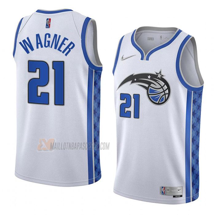 maillot franz wagner orlando magic de 21 homme blanc earned edition 2023