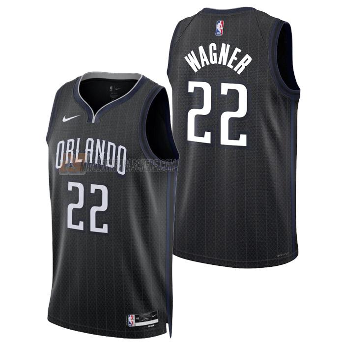 maillot franz wagner orlando magic de 22 homme noir city edition 2023