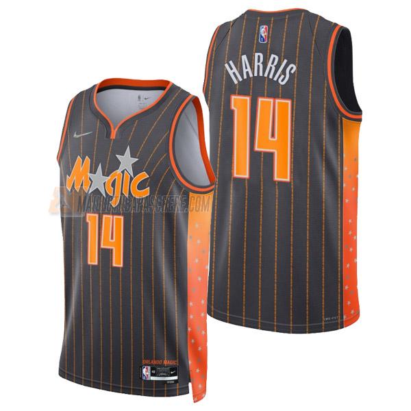 maillot gary harris orlando magic de 14 homme noir city edition 2022