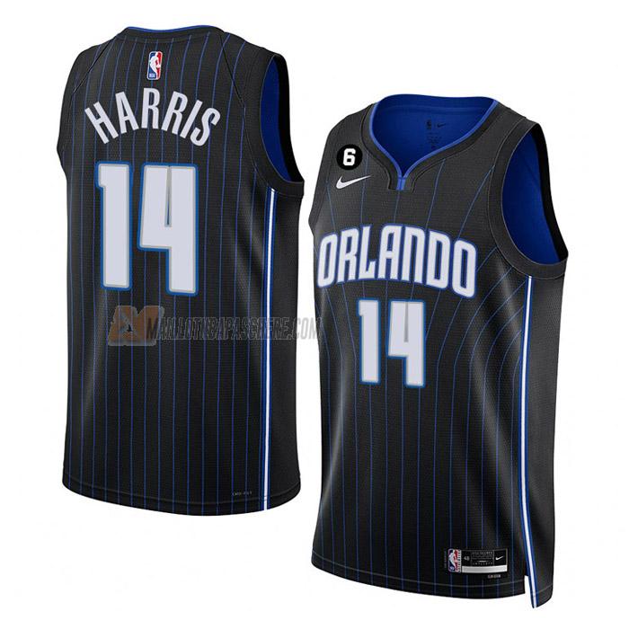 maillot gary harris orlando magic de 14 homme noir icon edition 2023