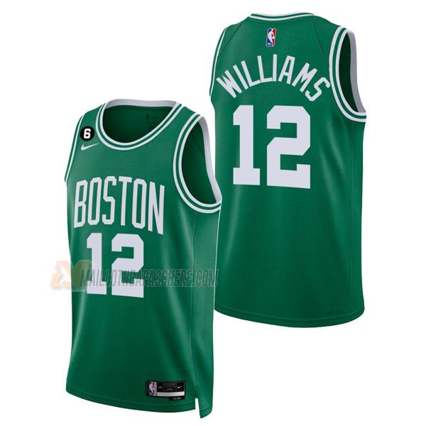 maillot grant williams boston celtics de 12 homme vert icon edition 2023