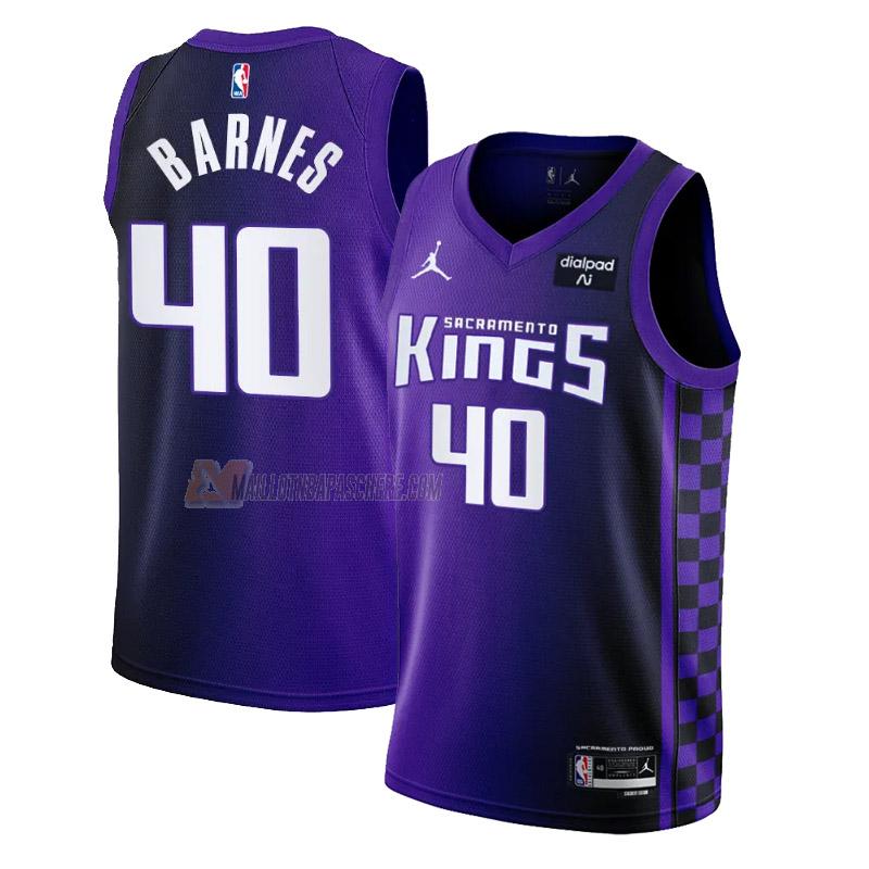 maillot harrison barnes sacramento kings de 40 homme violet statement edition 2023-24