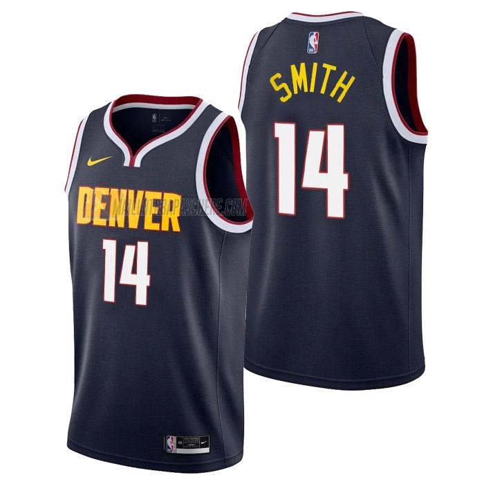 maillot ish smith denver nuggets de 14 homme bleu marine icon edition 2023