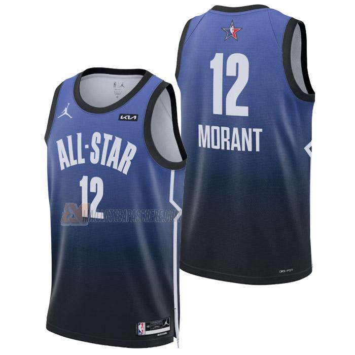 maillot ja morant nba all-star de 12 homme bleu 2023