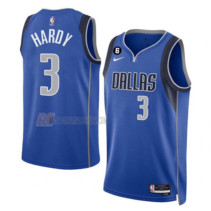 maillot jaden hardy dallas mavericks de 3 homme bleu icon edition 2023