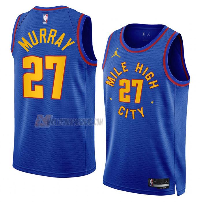 maillot jamal murray denver nuggets de 27 homme bleu statement edition 2023