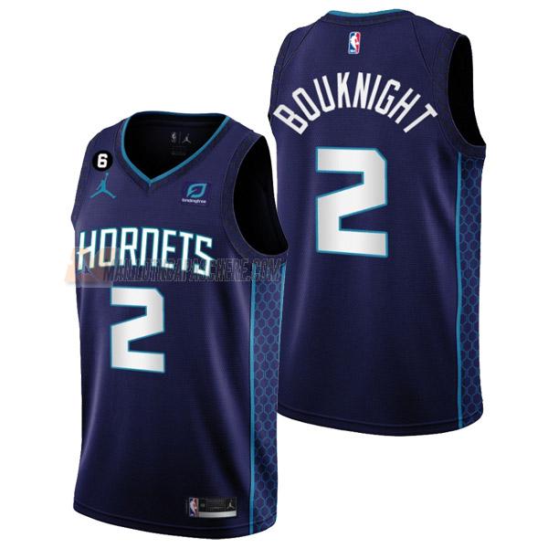 maillot james bouknight charlotte hornets de 2 homme mauve statement edition 2023