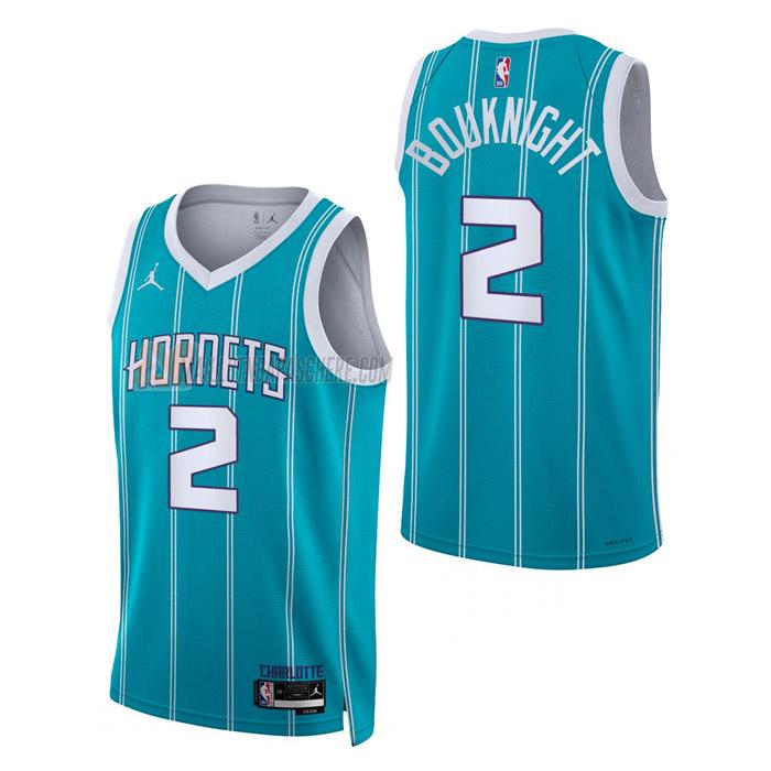 maillot james bouknight charlotte hornets de 2 homme sarcelle icon edition 2023