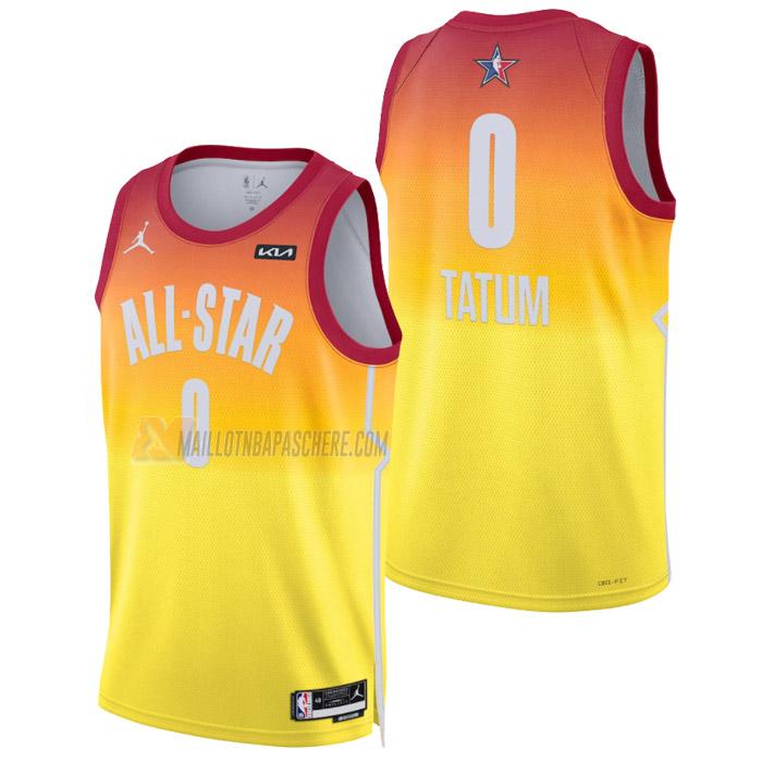 maillot jayson tatum nba all-star de 0 homme orange 2023