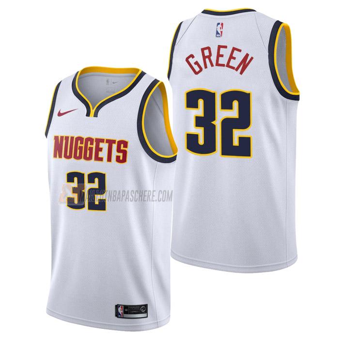 maillot jeff green denver nuggets de 32 homme blanc association edition 2023