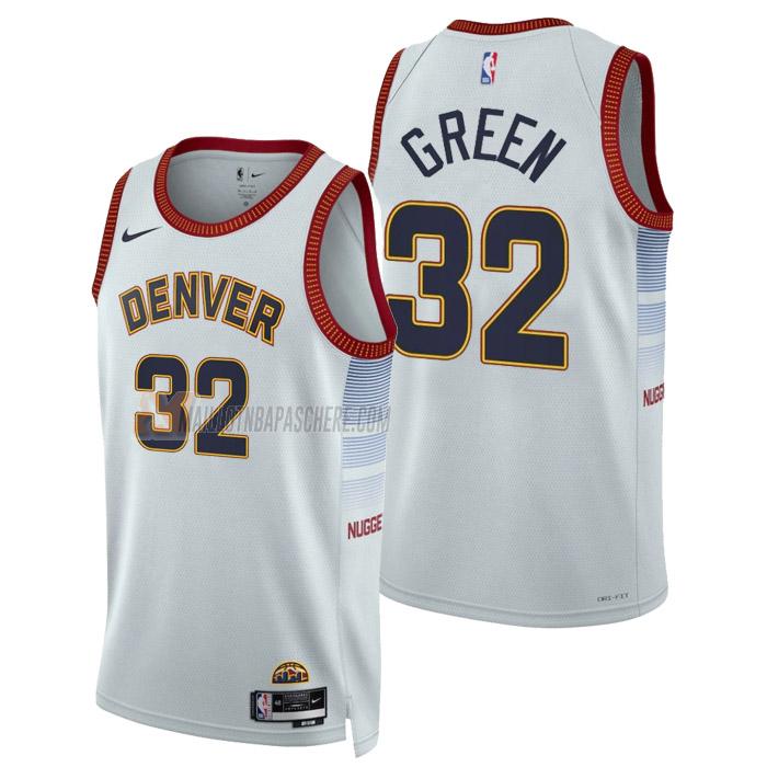 maillot jeff green denver nuggets de 32 homme blanc city edition 2023