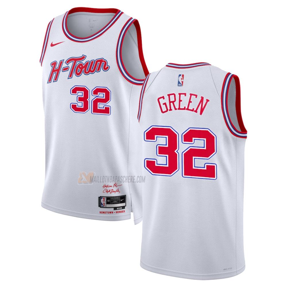 maillot jeff green houston rockets de 32 homme blanc city edition 2023-24